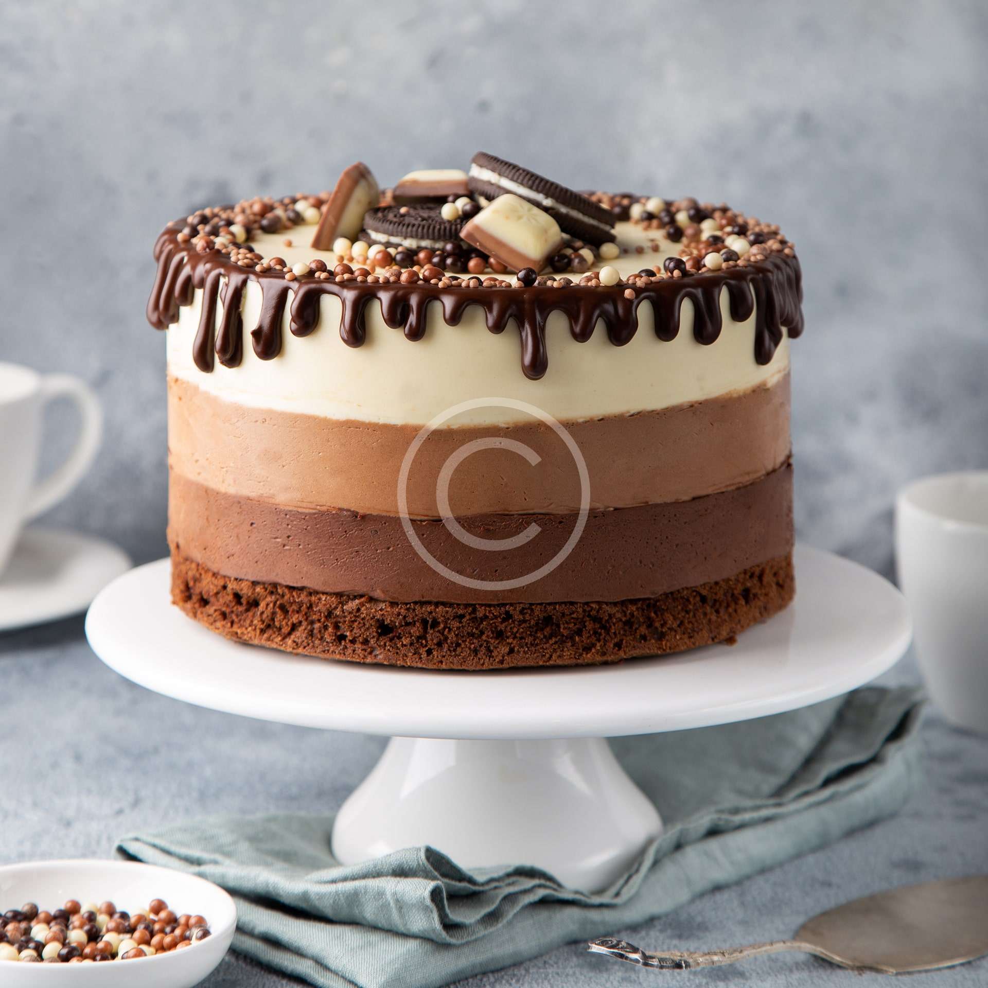 Choco-layered cake